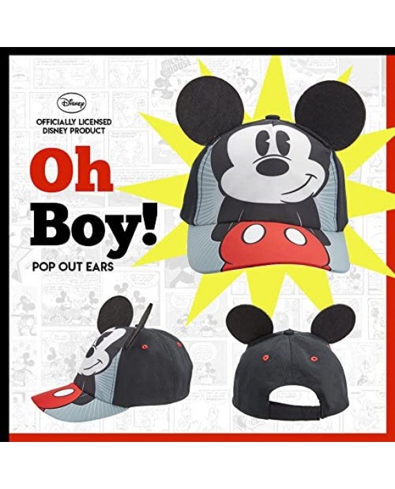 Disney Boys Mickey Mouse Cotton Baseball Cap - 100% Cotton