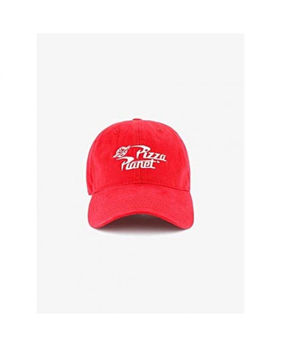 Disney Pixar Toy Story Pizza Planet Delivery Delivery Adjustable Baseball Snapback Cap Hat Red Medium