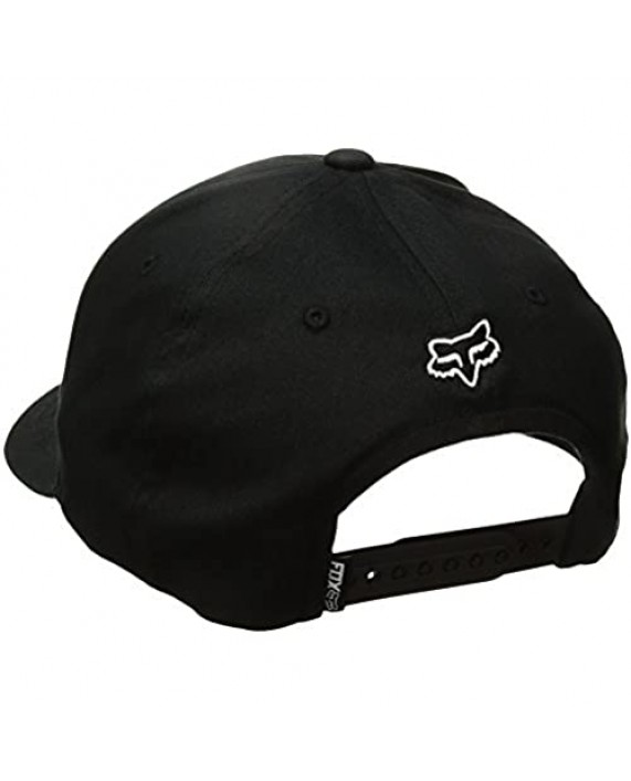 Fox Racing Men's Standard 110 Curved Bill Snapback Hat Black4 One Size
