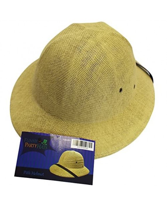 Funny Party Hats Pith Hat – Pith Hat Helmet – Safari Hats – Adult Costume Hats – French Pith Hat Beige