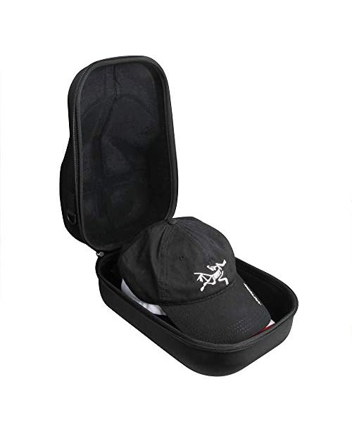 Hermitshell Baseball Hat Case Hard Travel Cap Carrier Case Holder for 6 Caps Hat Bag