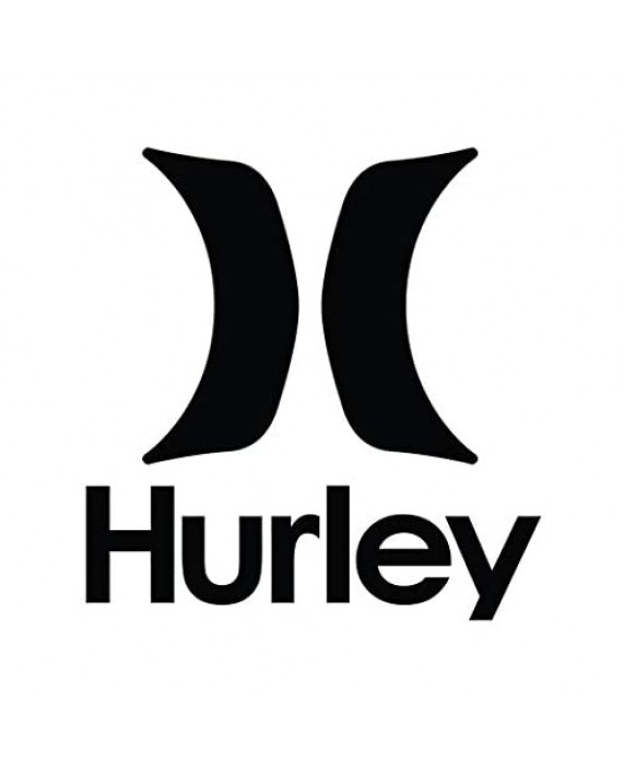 Hurley Men's Black Textures Patch Trucker Baseball Cap
