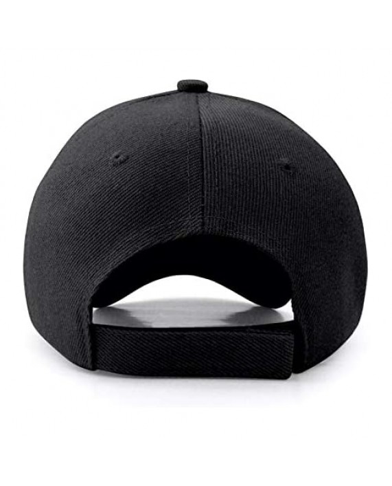 Kangora Plain Baseball Cap Adjustable Men Women Unisex | Classic 6-Panel Hat | Outdoor Sports Wear (20+Colors)