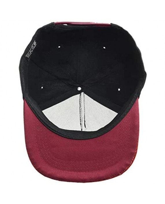 RED RIOT HAT in Black with RED Brim