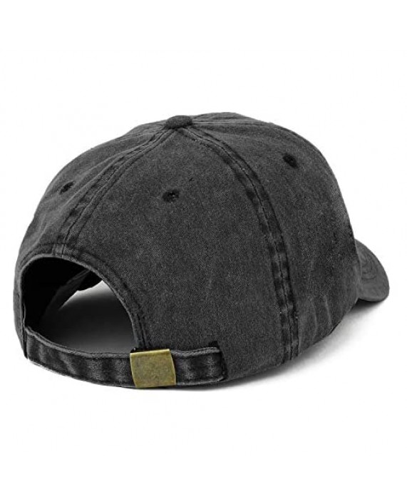 Trendy Apparel Shop Oversize XXL Pigment Dyed Washed Cotton Baseball Cap