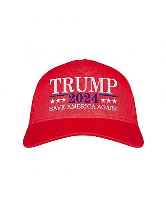Trump 2024 hat Donald Trump Save America Again red Baseball Cap Adjustable