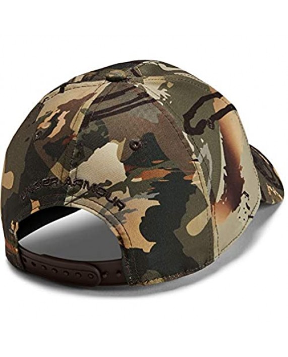 Under Armour Men's Camo Big Flag Logo Hat Ua Forest 2.0 Camo (988)/Timber One Size Fits All
