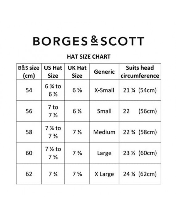 Borges & Scott Forester – Western Style Wool Felt Hat - Water Resistant – Wired Mouldable Brim