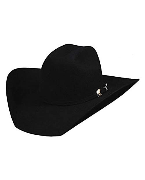Bullhide Kingman 4x Wool Felt Western Cowboy Hat 4" Brim