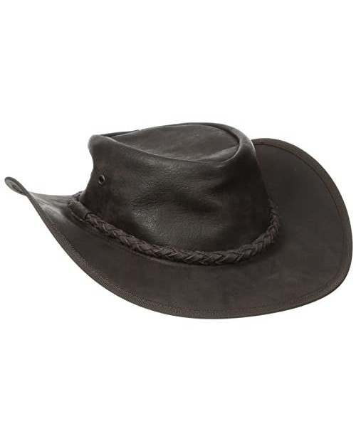 Henschel Soft Cowhide Outback Hat Brown Medium