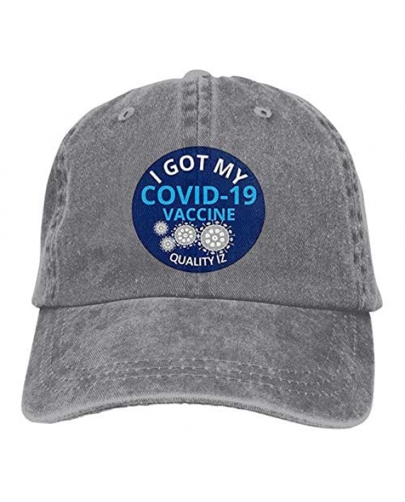 I Got My Covid-19 Vaccine Hat Vintage Adjustable Baseball Caps Cowboy Hat Unisex Outdoor