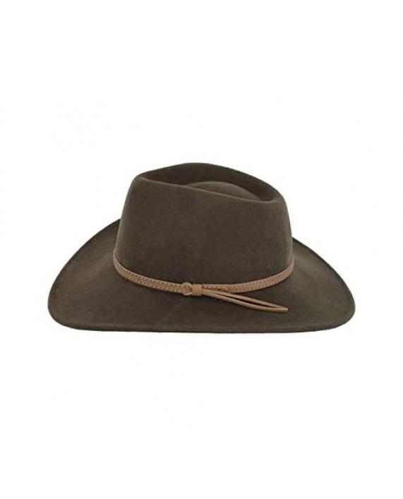Outback Trading Company Men's 1391 Cooper River UPF 50 Water-Resistant Crushable Australian Wool Western Cowboy Hat
