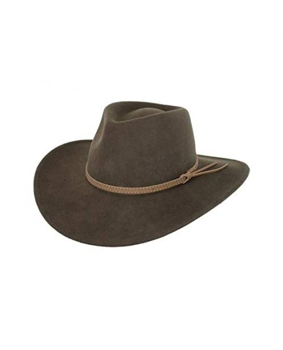 Outback Trading Company Men's 1391 Cooper River UPF 50 Water-Resistant Crushable Australian Wool Western Cowboy Hat