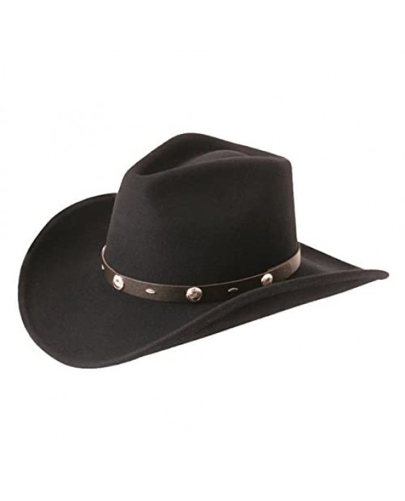Silverado Rattler Men's Crushable Wool Western Cowboy Hat Rattler