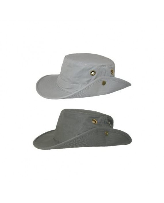 Tilley Unisex T3 Cotton Duck Snap-up Brim Hat 7 3/8 Navy