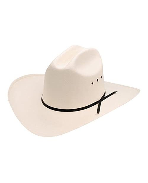WESTERN EXPRESS Low Crown Cattleman Straw Hat Elastic