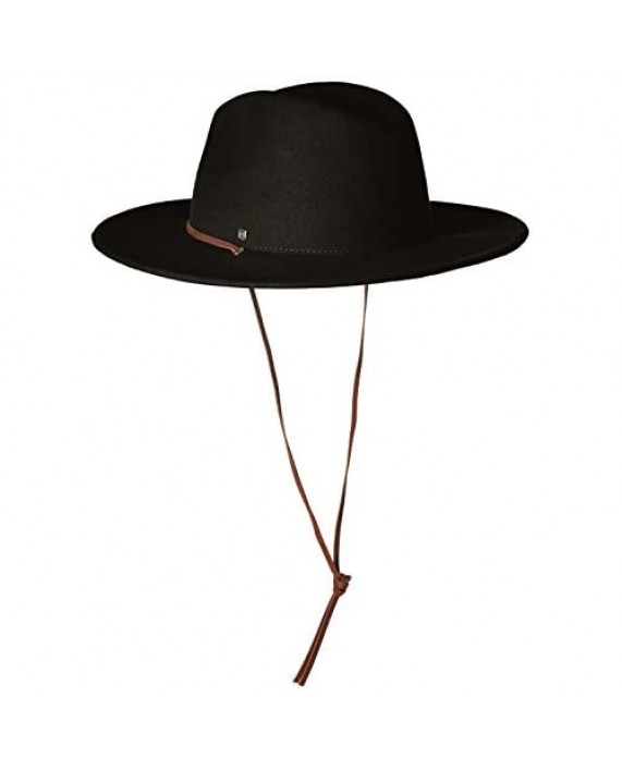 Brixton Men's Field Wide Brim Felt Fedora Hat