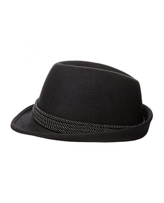 Holiday Oktoberfest Wool Bavarian Alpine Hat - Black Color Medium