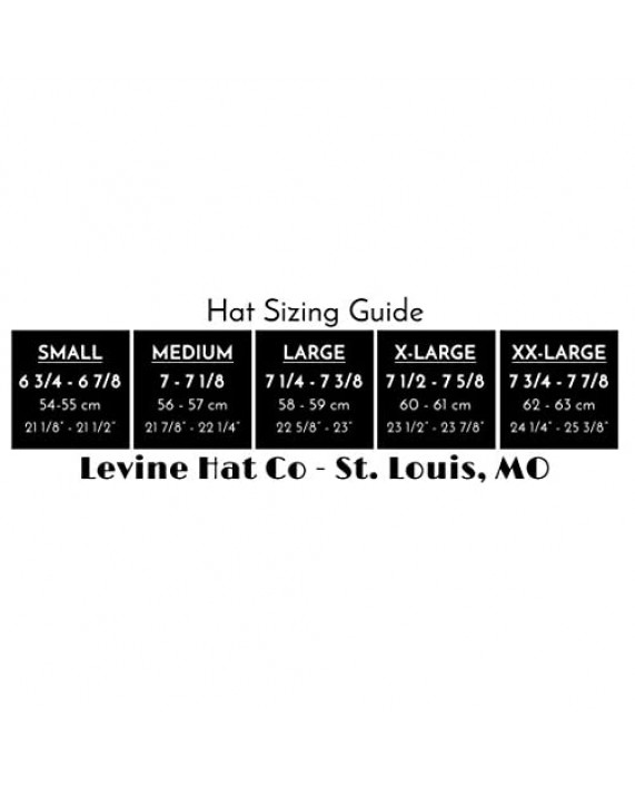 Levine Fleming Firm Felt Derby Bowler Hat 100% Wool (3+ Colors)