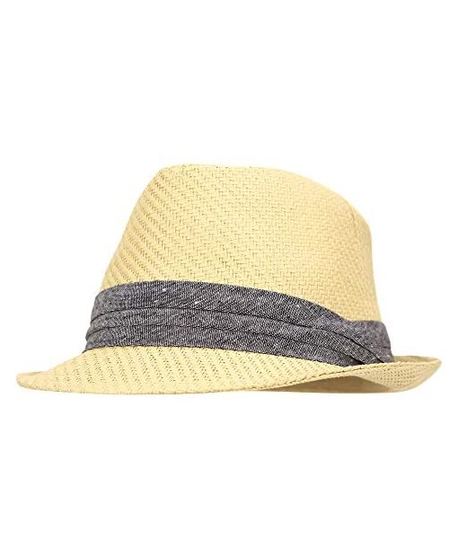 Northern Cap Men's Panama Fedora Summer Straw Hat