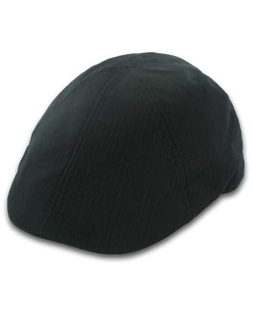 Belfry Vega Flat Caps in Black Grey