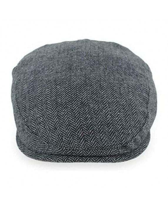 Belfry Wool Blend Tweed Flat Caps Mens Womens 5 Colors