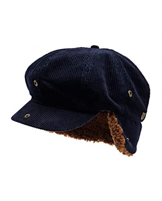 Brixton Men's Brood Eight-Panel Earflap Snap Hat