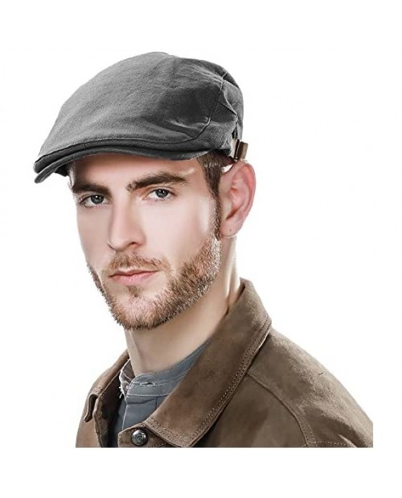 Comhats Winter Cotton Newsboy Hats for Men Duckbill Cap