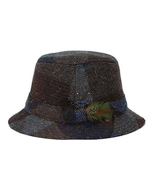 Hanna Hats Irish Walking Hats Donegal Tweed 100% Wool Made in Ireland