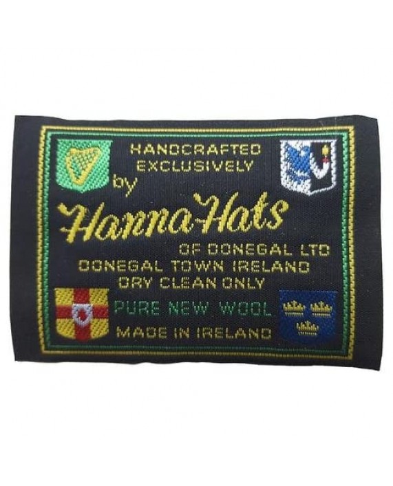 Hanna Hats of Donegal.Irish Flat Cap.Donegal Tweed.Navy Linen
