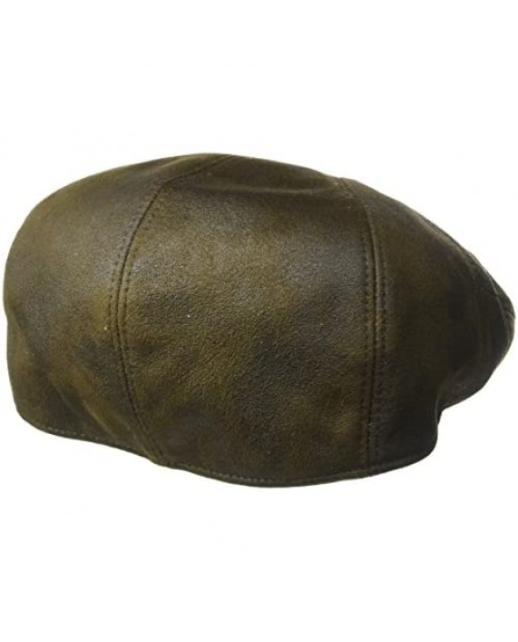 Henschel Men's Faux Ultra-Suede Leather New Shape Ivy Hat