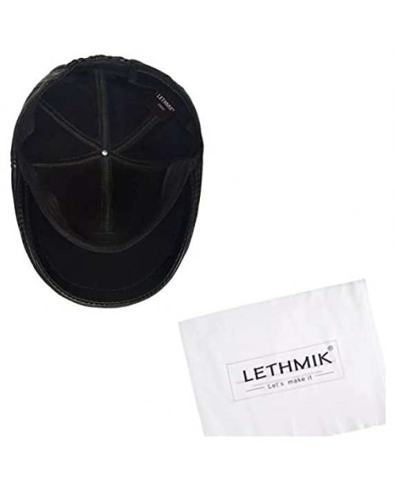 LETHMIK Vintage Flat Hat Ivy Irish Hats Gatsby Newsboy Cap Cabbie Hat Stretch
