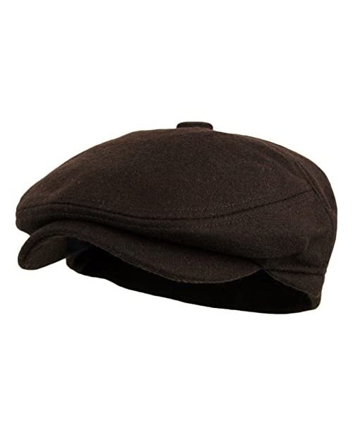 Men's 5 Panel Vintage Style Wool Blend Gatsby Ivy Newsboy Hat