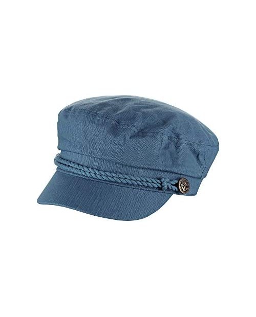 NYFASHION101 Unisex 100% Cotton Greek Fisherman Sailor Fiddler Driver Cap Hat