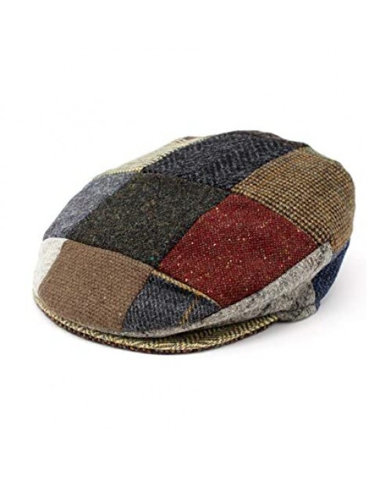 Patchwork Cap Tweed Hand Sewn Donegal Town Hanna Hats Ireland S