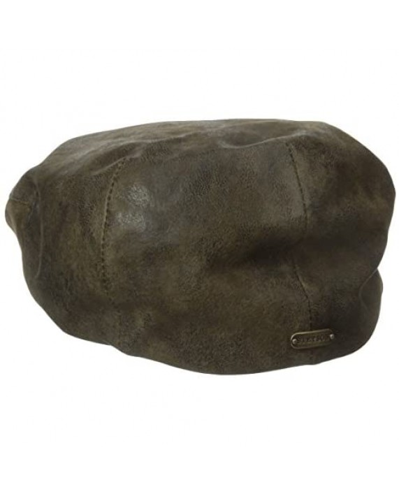 Stetson Men's Weathered Leather Ivy Cap