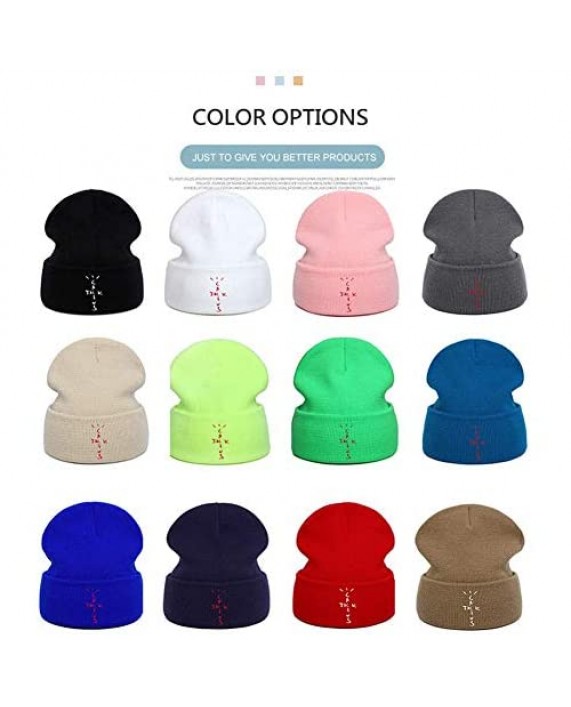 100% Cotton Cactus Jack Embroidery Knitted Hats Unisex Adult Adjustable Hip-hop Dad Hat Man Women Winter Outdoor ski Beanie