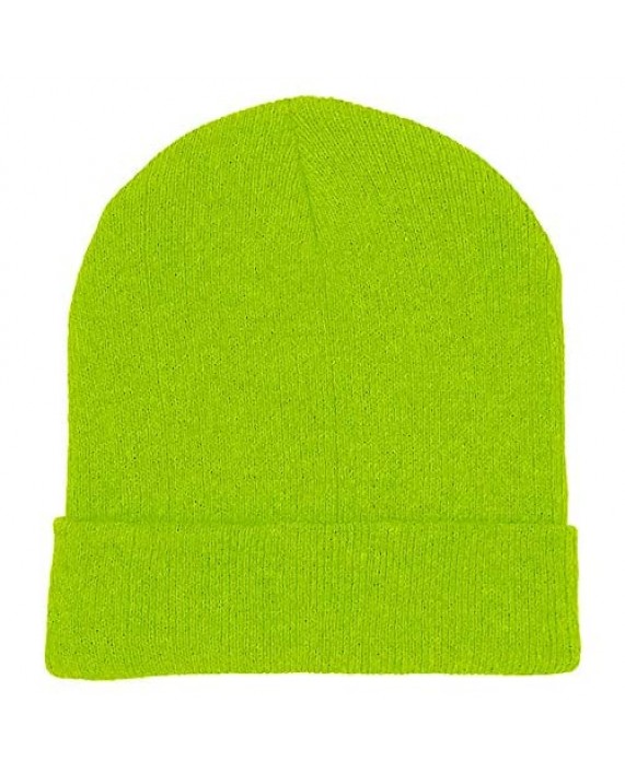 48 Pack Winter Beanies Bulk Cold Weather Warm Knit Skull Caps Mens Womens Unisex Hats