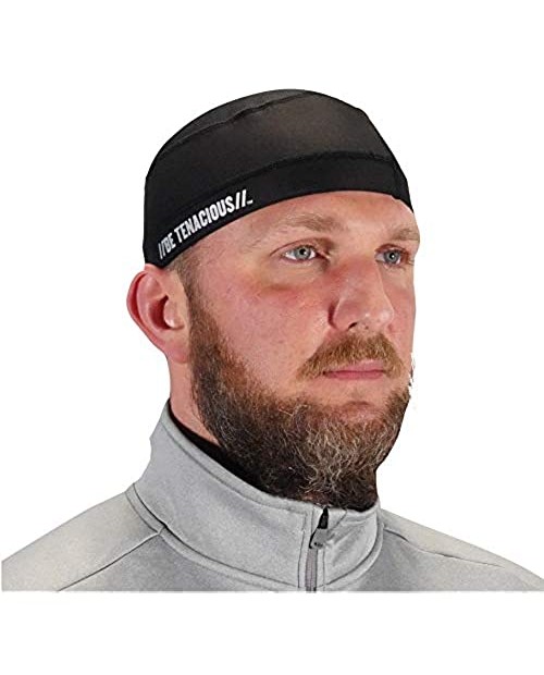 Ergodyne - 12686 Chill Its 6632 Cooling Skull Cap Sweat Wicking Helmet Liner UPF 50 Sun Protection Black