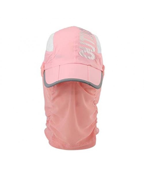 Ayliss Baseball Cap Outdoor Sun Hat Foldable Detachable Neck Face Flap UV Protection Fishing Hat Sport Summer Cap