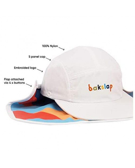 bakslap – Outdoor Sun Protective Hat Detachable Flap - Face & Neck Protection - Legionnaire Design