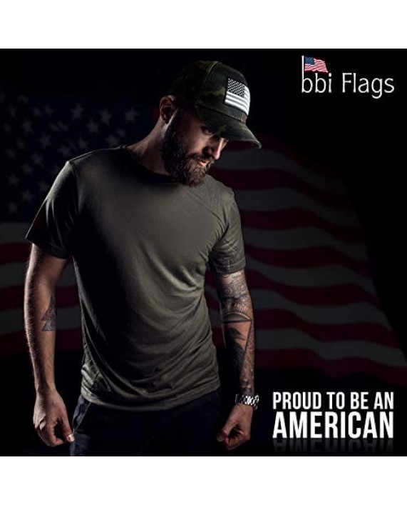 BBI Flags American Flag Hat - Camo Hat for Men and Women -  Easy to Wear Trucker Hat or Tactical Gear Baseball Cap with Adjustable Strap That Securely Fits Any Size - Perfect USA Hat