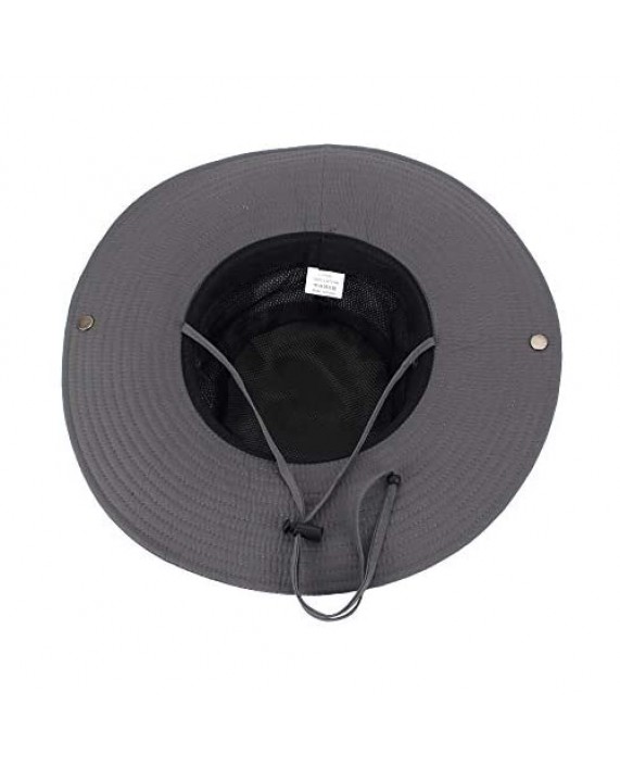 Bestry Men's Sun Hats Wide Brim Bucket Hat Sun Protection Packable Fishing Cap