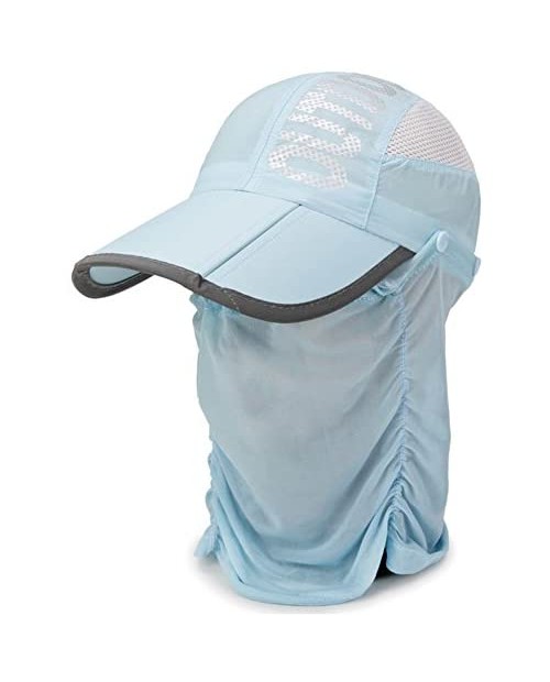 BIBITIME Sunhat Removable Tube Face Cover Neck Protection Fishing Hat Cycling Hiking Anti UV Sun Outdoor Sport Baseball Cap