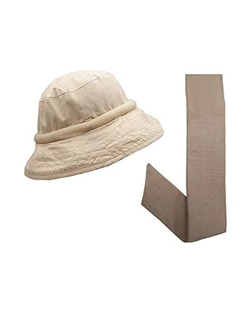 Blubandoo Water Evaporative Cooling Crystals| Floppy Hatbandoo Bucket Hat with Matching Neckbandoo | Unisex Hat