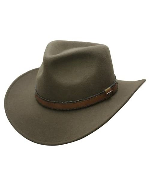 Conner Hats Australian Wool Outback Crushable Water Proof Western Cowboy Hat
