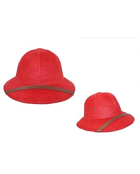CTM Twisted Toyo Straw Pith Safari Helmet Hat