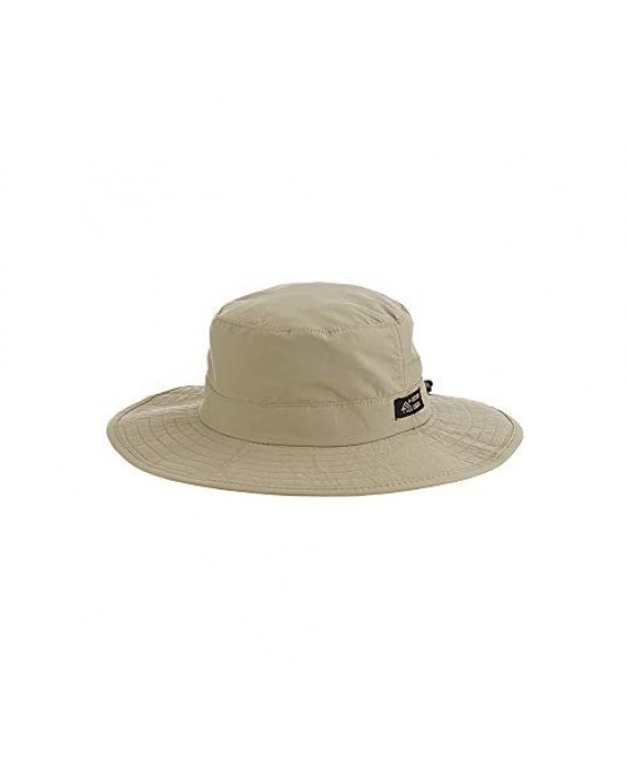 Men’s 1 Piece Big Brim Boonie Hat with Nylon Chin Cord