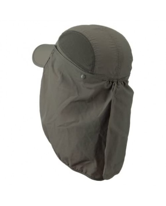 MG UV 50+ Talson Removable Flap Breathable Cap - Olive