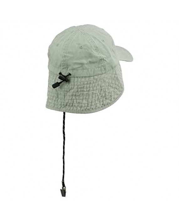MG Washed Cotton Flap Hat-Putty W14S47C